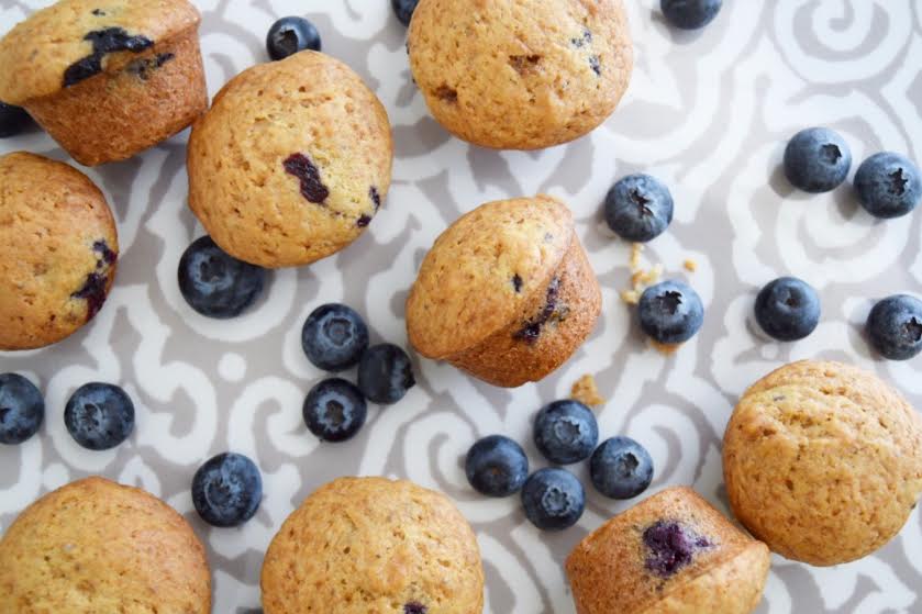 Chia-Blueberry-Banana-Mini-Muffins-Eggfree-Vegan