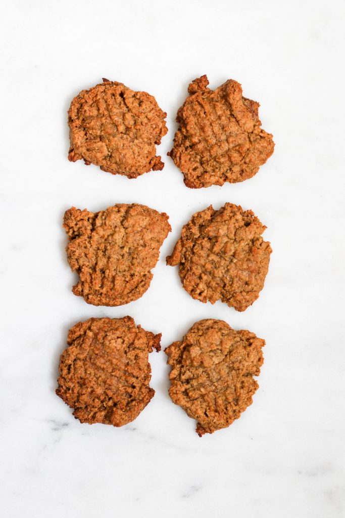 Breakfast Peanut Butter Cookies - No sugar added