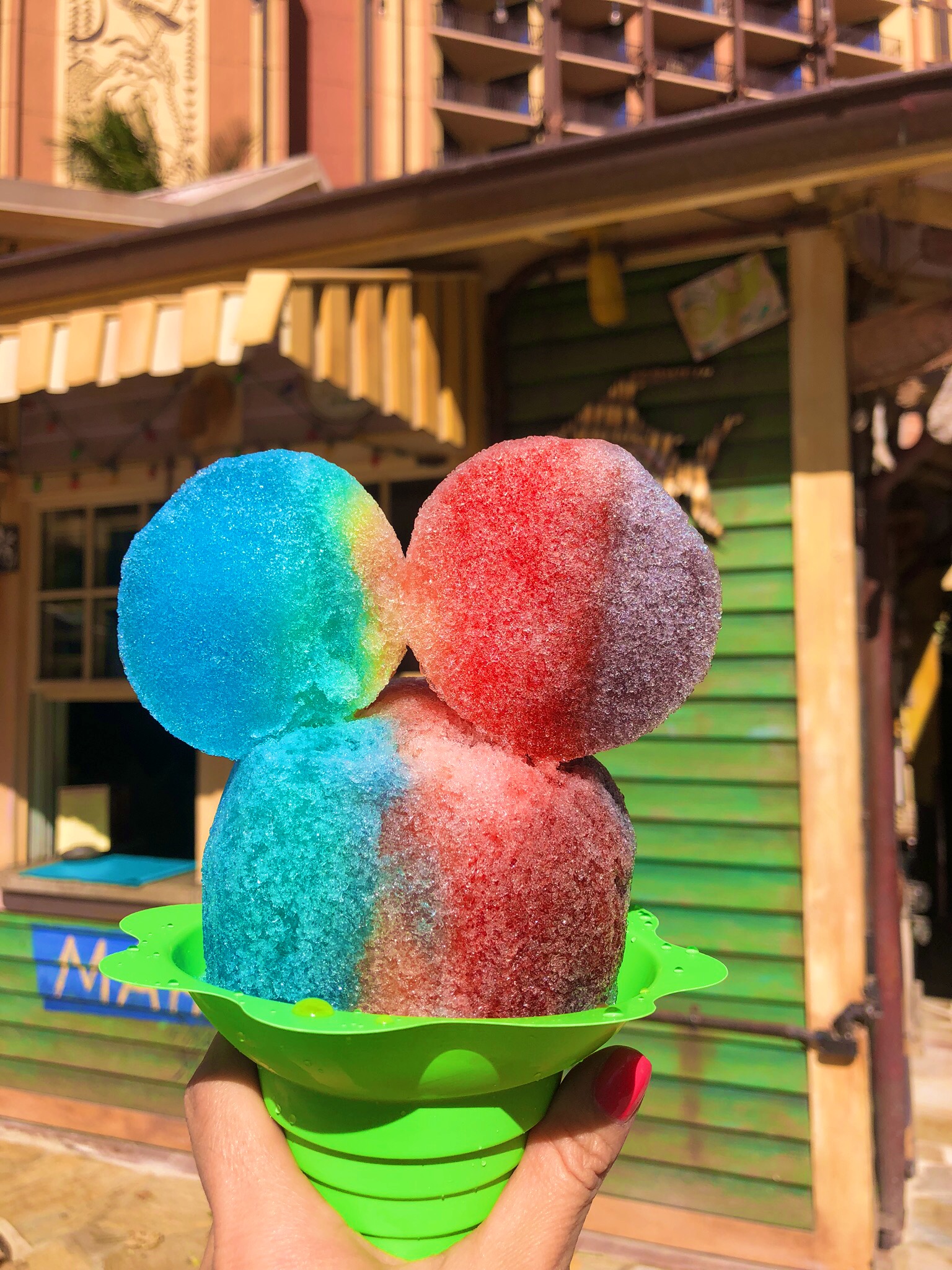 Mickey-Snowcone-Disney's Aulani Most Instagram-Worthy Spots-more affordable than you think-deals-family travel-Hawaii