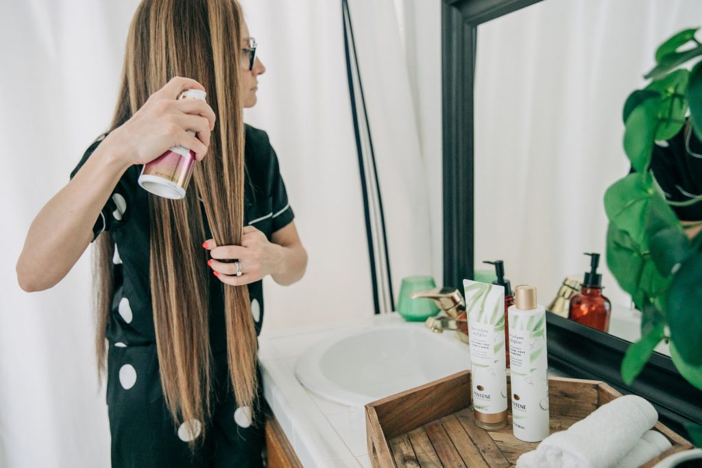 5 Realistic Self-Care-Ideas-For Busy Moms-hair goals-dry conditioner-silicone free-repair damaged hair-bamboo-oil- extract for hair-TheMotheroverload-Pantene