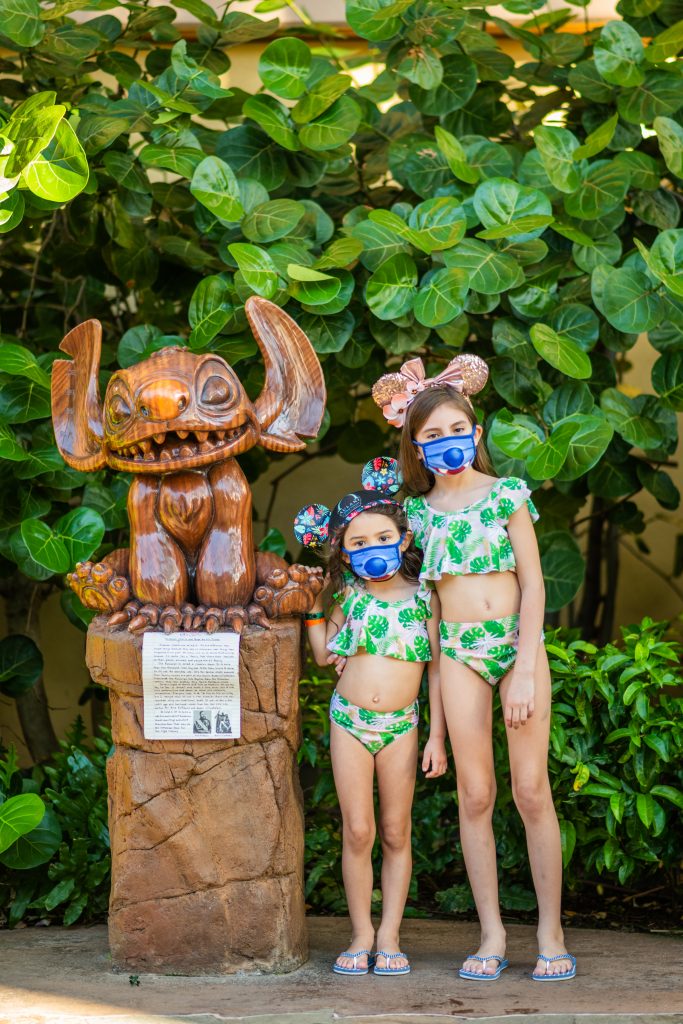 10 Reasons to Visit Aulani, a Disney Resort & Spa 2021 - Family Vacation Review - Health and Safety Modifications-Easter Egg Hunt- Character Breakfast- Aulani Luau- Stitch Statue - Make Your Own Mickey Ears