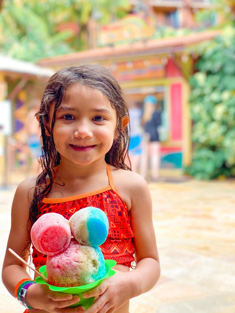 10 Reasons to Visit Aulani, a Disney Resort & Spa 2021 - Family Vacation Review - Shave Ice - Mickey-shaped