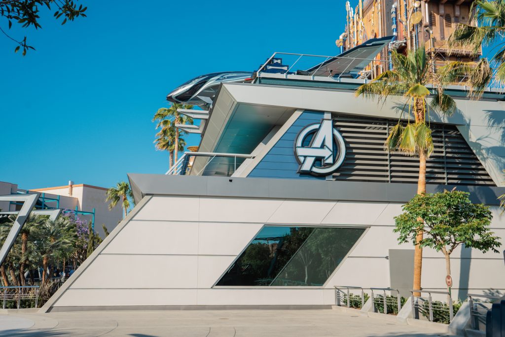 Avengers Campus-Top 10 Parent Tips-Disney California Adventure Park- WEB Slingers-PYM Test Kitchen-Food Guide-Marvel-MCU- Score more points- what to bring- what to see do