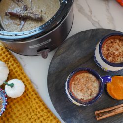 Pumpkin Pie Slow Cooker Oatmeal Recipe-Pumpkin Pie Slow Cooker Oatmeal Recipe-Crockpot-Fall Vegan Recipe 2021