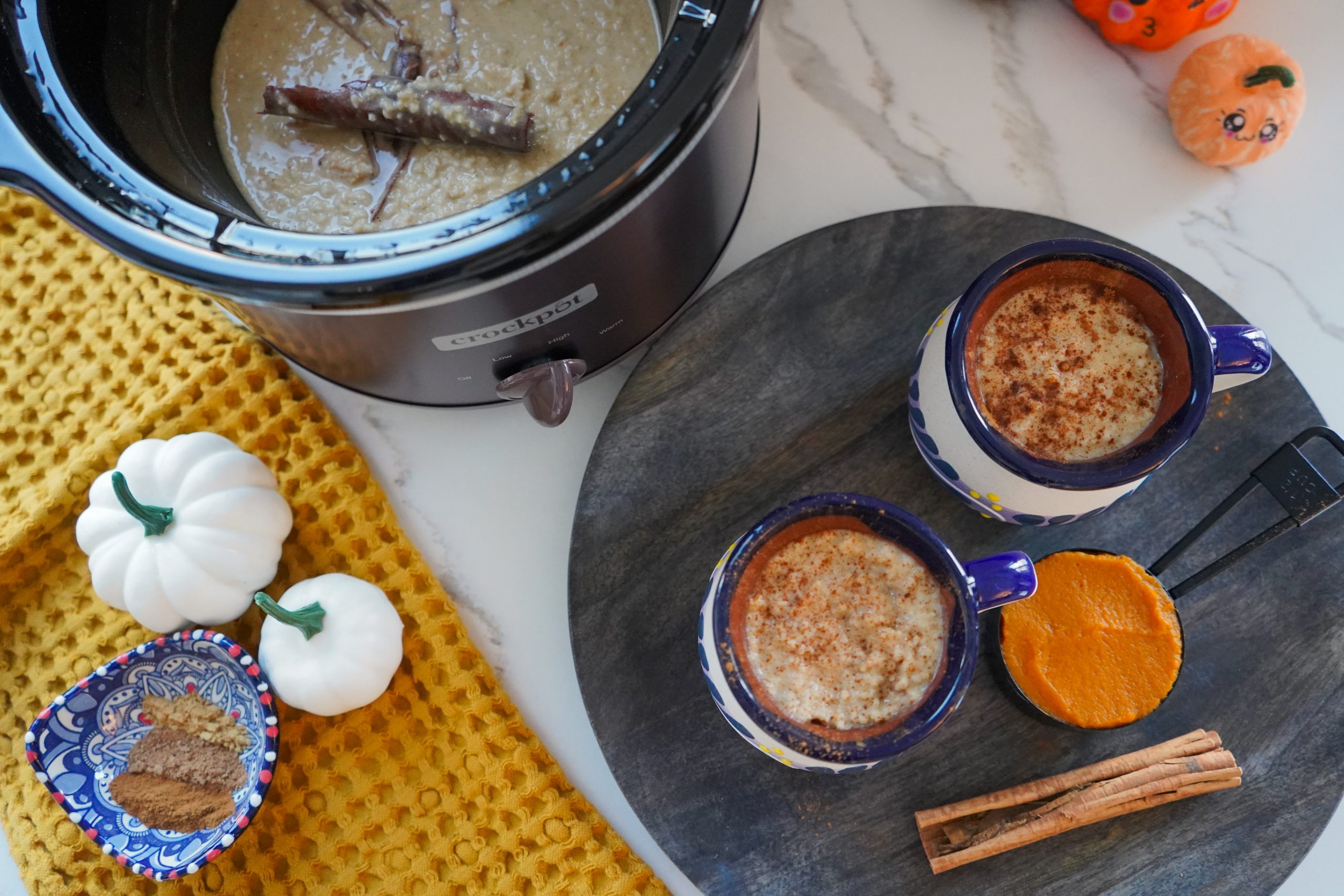 Pumpkin Pie Slow Cooker Oatmeal Recipe