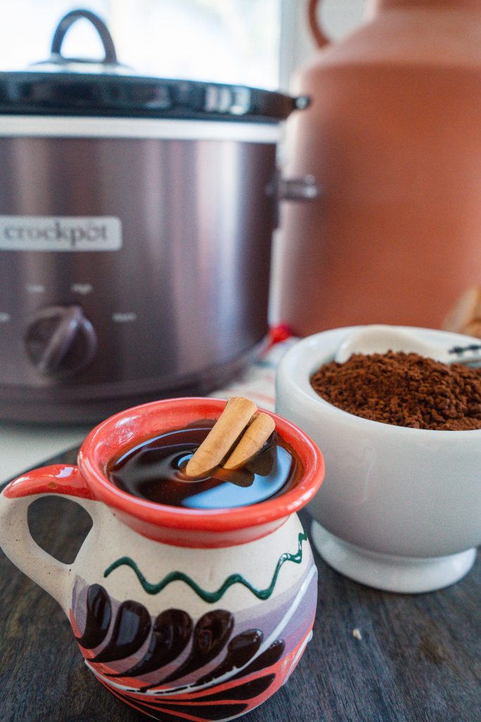 Café de Olla Holiday Crockpot Recipe-Mexican Coffee Crockpot Thanksgiving Dia de los Muertos drink beverage idea