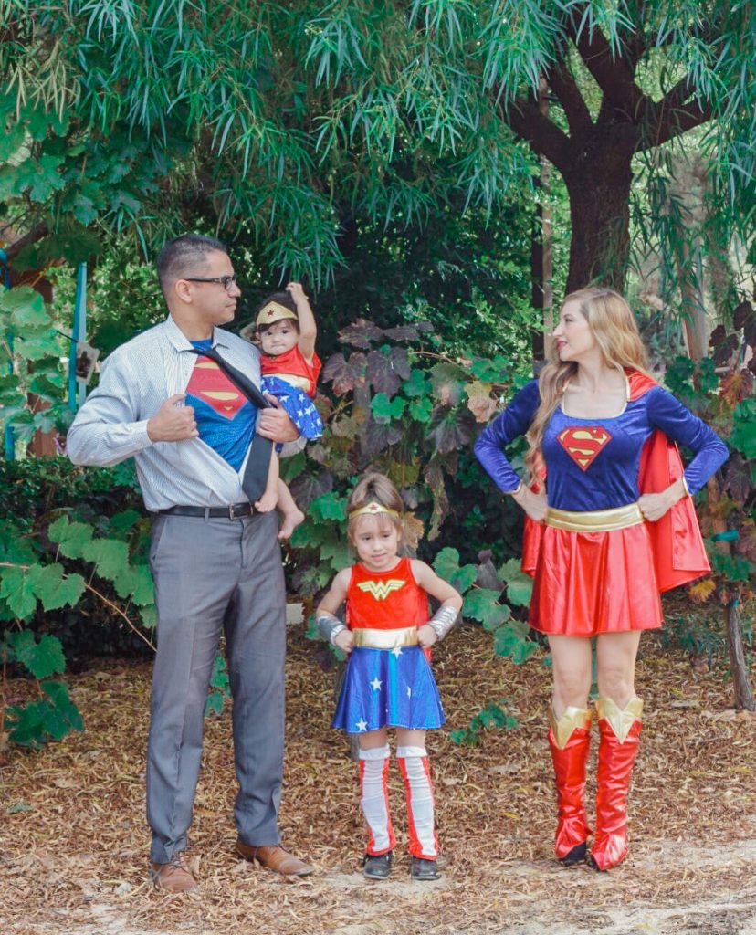 Superman-DC Comics Family Halloween Costume Ideas - Superwoman-Wonderwoman 2021