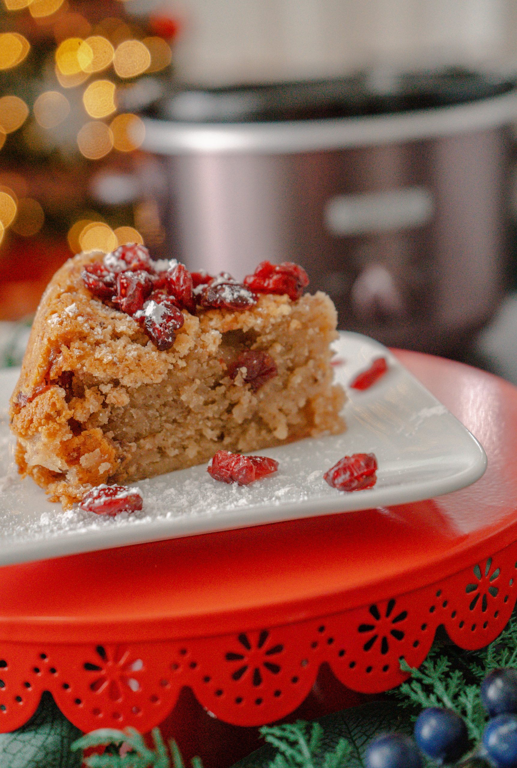 Eggless Orange Almond Pecan Cranberry Chocolate Chip Pound Cake ...  delicious mouthful! - Passionate About Baking