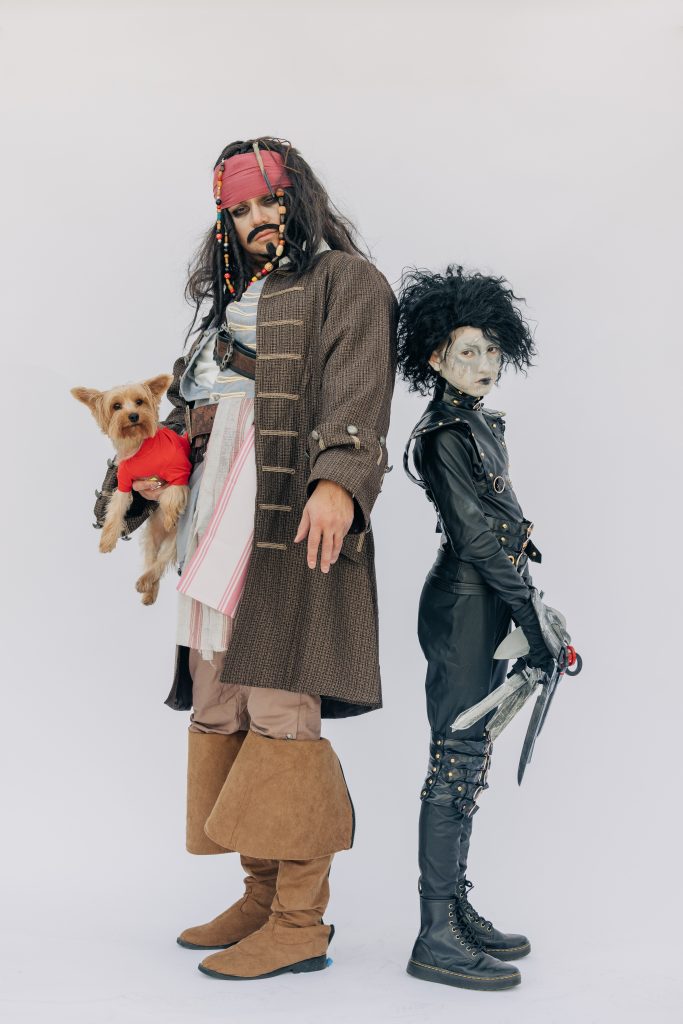 Johnny Depp Characters- 7 Best Halloween Family Group Costume-Top Johhny Depp Costumes-Edward Scissorhands kid costume- Jack Sparrow-2022